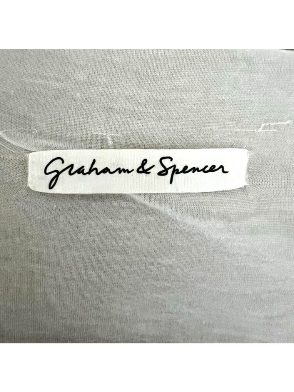 Vtg Graham & Spencer Sheer Top Ivory Draped Shawl Neckline Coquette Ethereal - Picture 5 of 9